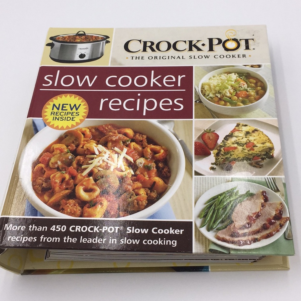 Crock Pot Slow Cooker 450+ Recipes Binder Style Hardcover Cookbook